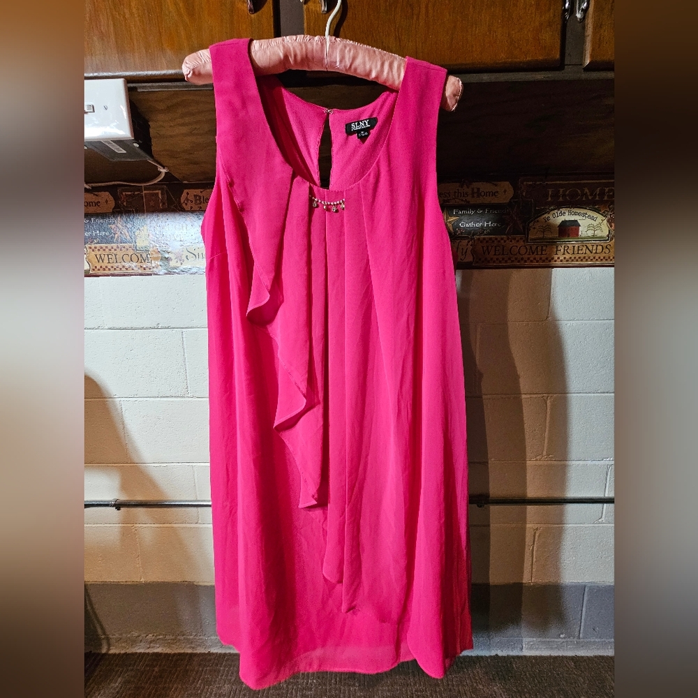 SLNY women's pink dress, size 16